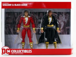 Dc Collectibles Dc Essentials Shazam And Black Adam Action Figure Captain Marvel