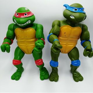 1989 Teenage Mutant Ninja Turtle 13 Inch Large Figure Raphael Leonardo