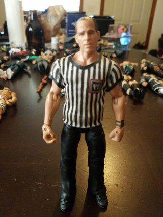 Hbk Shawn Michaels Wwe Mattel Elite Wrestlemania 28 Action Figure Referee Shirt