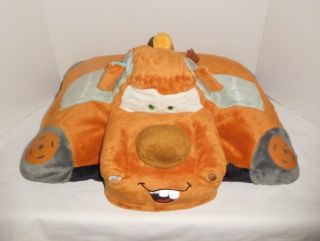 Authentic Disney Cars Mater Tow Truck Pillow Pet Pal Plush Stuffed 18 "