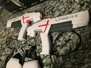 Laser X 2 Player Laser Tag Gaming Set - 2 blasters & receiver vests 4