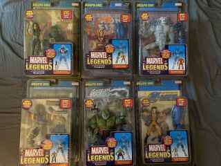 Marvel Legends Baf Apocalypse Series Complete Set With 4 Variants 6 Total Noc