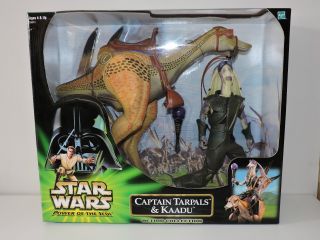 Nip 12 " Star Wars Power Of The Jedi Captain Tarpals & Kaadu - Adult Collector