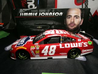 2014 Jimmie Johnson 1/24 Autographed Signed 48 Lowe 