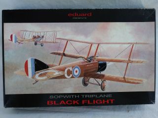 Eduard 8020 Sopwith Triplane Black Flight - 1/48 Scale Kit - Complete