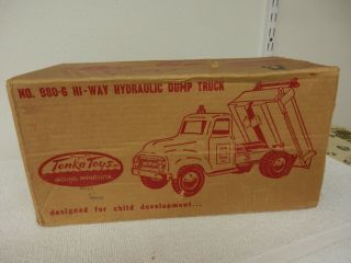 1956 Tonka State Hwy Hydraulic Dump Truck 980 - 6 Box Only