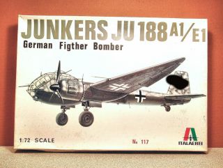 1/72 Italeri Junkers Ju - 188 Model Kit 117