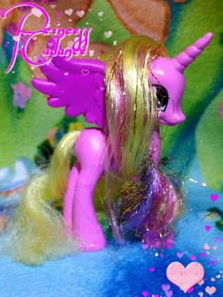 My Little Pony G4 Princess Cadence Glitter Tinsel Brushable Hair Figure Mlp Euc