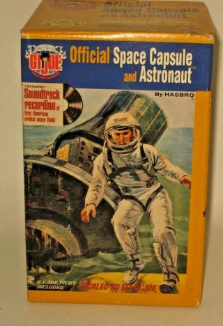 Gi Joe Convention Space Capsule & Astronaut 3 3/4 " Figure Set Mib