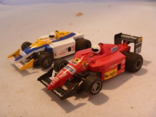 Vintage Ho / Oo Scale Slot Cars Tyco Tomy Afx Nigel Mansell Ferrari Honda