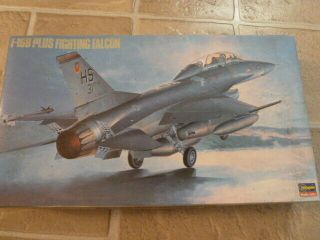 Hasegawa F - 16b Fighting Falcon 1/48 Scale Plastic Model Kit Unbuilt