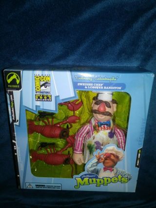 Sdcc 2003 Palisades The Muppets Swedish Chef & Lobster Banditos Action Figures
