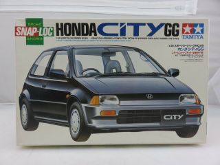 Tamiya Snap - Loc Honda City Gg 1/24 Scale Plastic Model Kit Unbuilt 1987