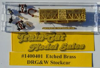 Train Cat Nn3 Drg&w Brass Stock Car Assembled Kit 1400401