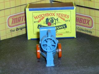 Matchbox Moko Lesney Site Cement Mixer orange paint MW 3 a1 SC1 VNM crafted box 5