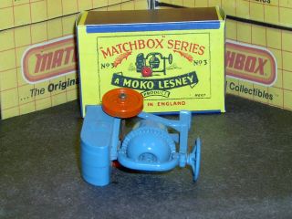 Matchbox Moko Lesney Site Cement Mixer orange paint MW 3 a1 SC1 VNM crafted box 8
