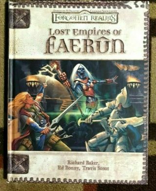Dungeons And Dragons Forgotten Realms Lost Empires Of Faerun Hardback Book