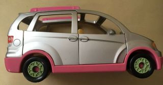 Fisher Price Loving Family Musical Silver Mini Van Suv Baby Car Seats Doors Open