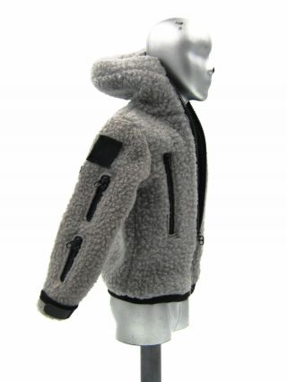 1/6 Scale Toy COD Ghost - Grey Fleece Jacket 2