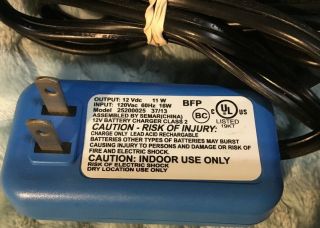 25200025 Peg - Perego 12V AC/DC Power Wheels Battery Charger Adapter Transformer 3