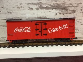 Lgb 4072 Coca Cola Box Car G Scale