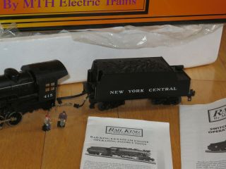 MTH RAIL Train KING YORK CENTRAL 0 - 8 - 0 SWITCH ENGINE 30 - 1123 3