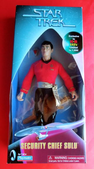 Playmates Star Trek Tos 9 " Mr.  Sulu Security Chief Mirror Mirror Kb Toys Mimb