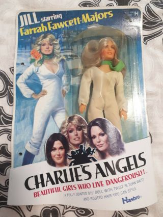 Vintage Charlies Angels Farrah Fawcett - Majors As Jill Monroe Mip 1977 Hasbro