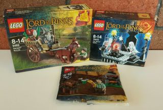 Lego Lord Of The Rings - 9469 79005 & 30210 Gandalf Arrives,  Wizard Battle -
