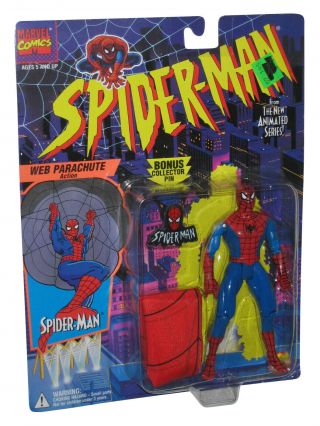 Marvel Spider - Man Parachute Animated Series Toy Biz Action Figure