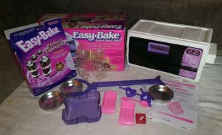 Vintage Easy Bake Oven With Accessories,  Box -