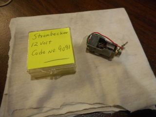 STROMBECKER 12V 1/32 SCALE SLOT CAR MOTOR CODE NO.  9091 (see pictures) 2