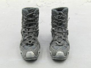 1/6 Scale Toy Spetsnaz Mvd Sobr - Lynx - Black Combat Boots (foot Type)