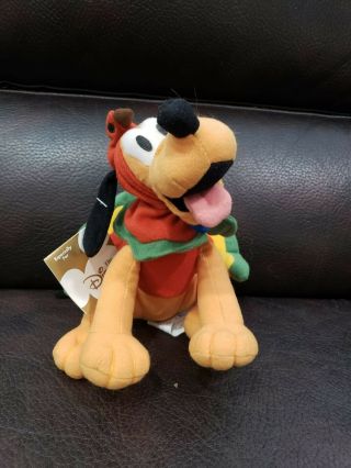 Turkey Pluto Disney Store Plush 8 " Mickey 