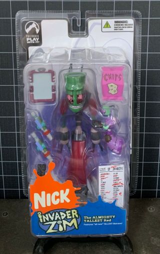 Tallest Red Hot Topic Exclusive Invader Zim Series One Of Doom Palisades Toys