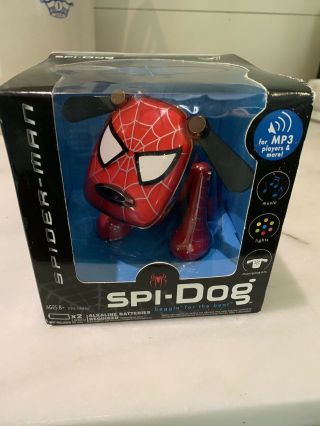 Nib I - Spidey Spiderman Ispidey Hasbro Marvel Spider - Man Mp3 Speaker Spi - Dog