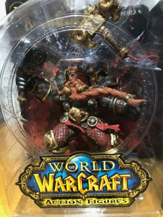 Wow World Of Warcraft Dwarven King Magni Bronzebeard Figure 6.  5 "