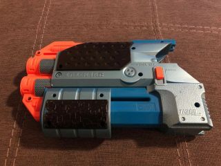 Lazer Tag Phoenix Ltx Shotgun Blast Blue Attachment Nerf Tiger Electronics