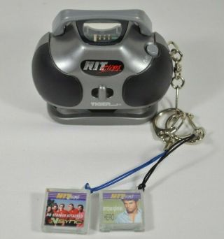 Vtg 2001 Tiger Hit Clips Music Boombox Player With 2 Songs