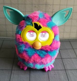 Furby Boom Electronic Interactive Toy 2012 Pink Blue Hearts See Details