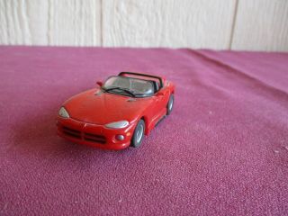 Tyco 9114 Ho Scale Red Viper Roadster Convertible Slot Car