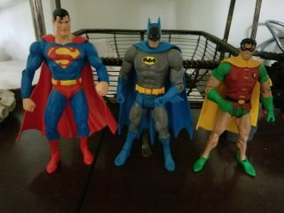 Dc Universe Superman Batman And Robin 6 Inch Figures