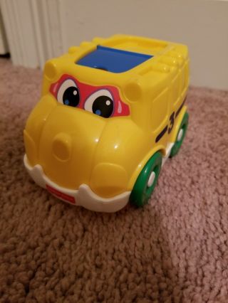 Vintage Fisher Price 1999 Stacking Nesting Car3 School Bus Replacement