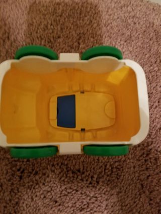Vintage Fisher Price 1999 Stacking Nesting Car3 School Bus Replacement 4