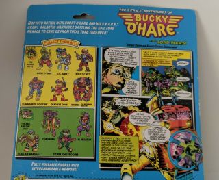 Vintage Bucky O ' Hare Action Figure Hasbro Toad Wars S.  P.  A.  C.  E In Package 4