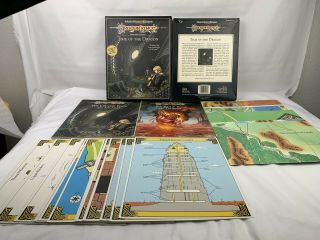 Advanced Dungeons & Dragons Dragonlance Time Of The Dragon - Complete 1989 Tsr