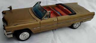 Vintage Bandai Tin Litho Cadillac Convertible - Battery Operated - Japan – Press