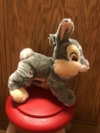 Thumper Bambi Rabbit 12” Hoop Retail Stuffed Bunny Lying Down Plush Disney