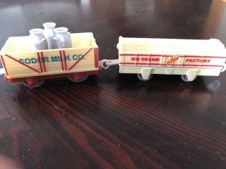 Thomas And Friends Trackmaster Sodor Milk,  Ice Cream Factory Train Car W/cargo