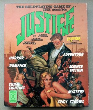 Justice Inc.  Champions Box Set (ex, ) Hero Games